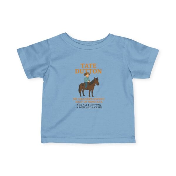 Tate Dutton – Pony and a Cabin Kids Tee, Toddler Tee, Unique Baby Shower Present - Image 22