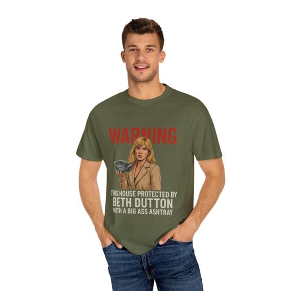 T-shirt - Beth and a Big Ashtray Unisex Garment-Dyed Tee - Image 32