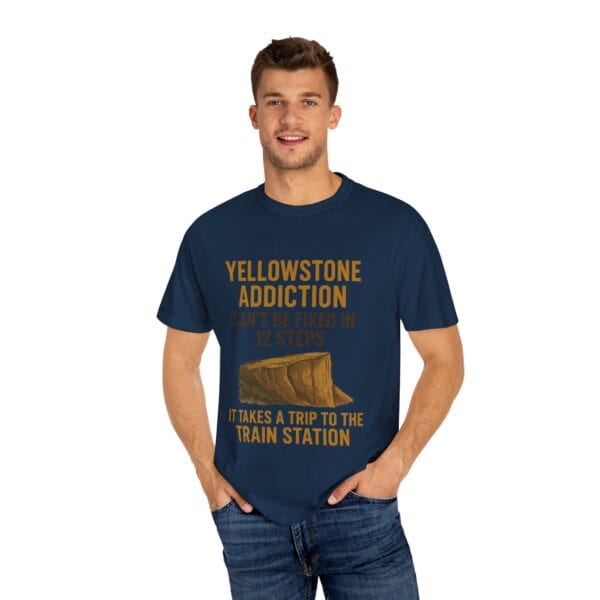 Yellowstone Addiction – Train Station Tee - Image 48
