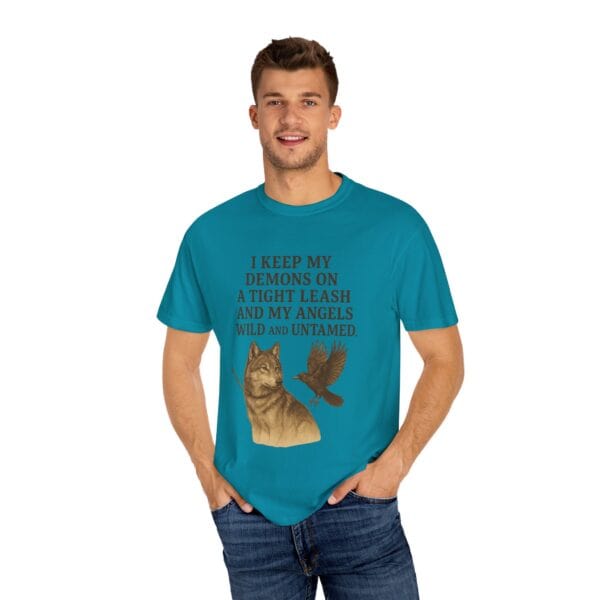 Wild Angels – Wolf and Raven Tee - Image 32