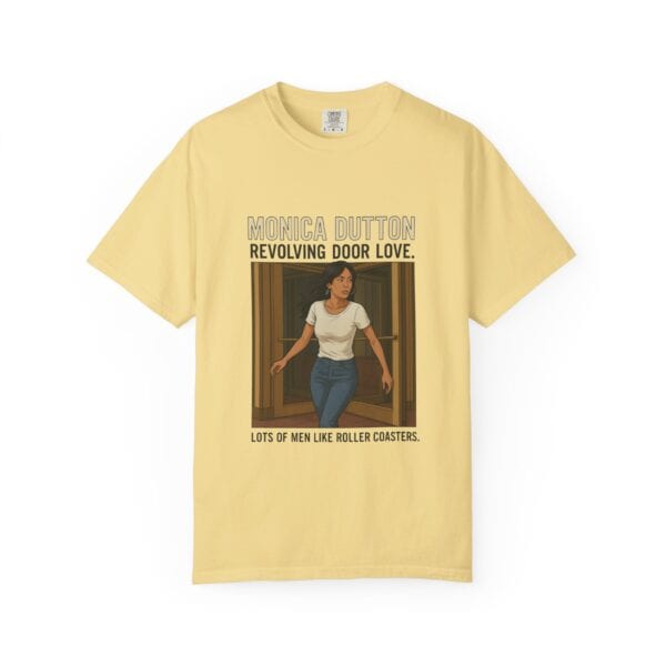 Monica Dutton Love Is a Revolving Door T-shirt - Unisex - Image 17