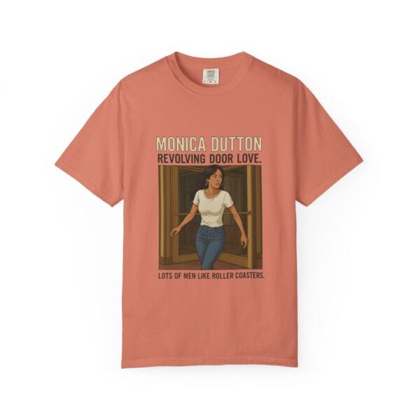 Monica Dutton Love Is a Revolving Door T-shirt - Unisex - Image 5