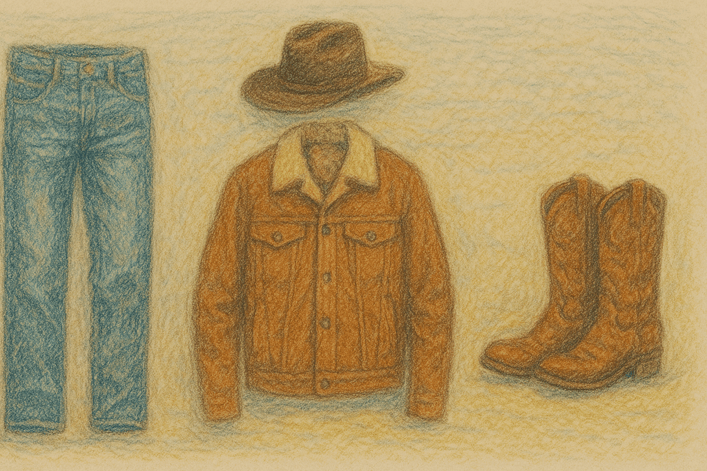 A Beth Dutton outfit that would not be used for riding a horse.